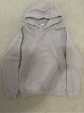 Can.Fit Women’s Hooded Pullover Sweatshirt in Light Taupe